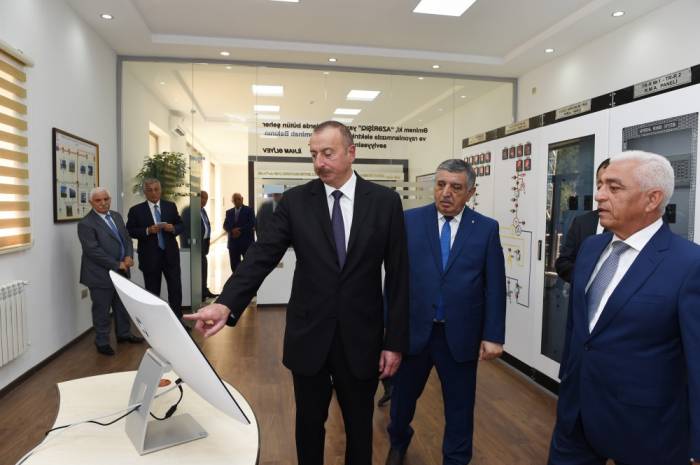 La sous-station électrique «Behmetli» mise en service à Zagatala
