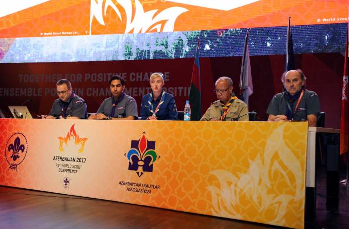 WOSM-Konferenz in Baku ihre Arbeit begonnen