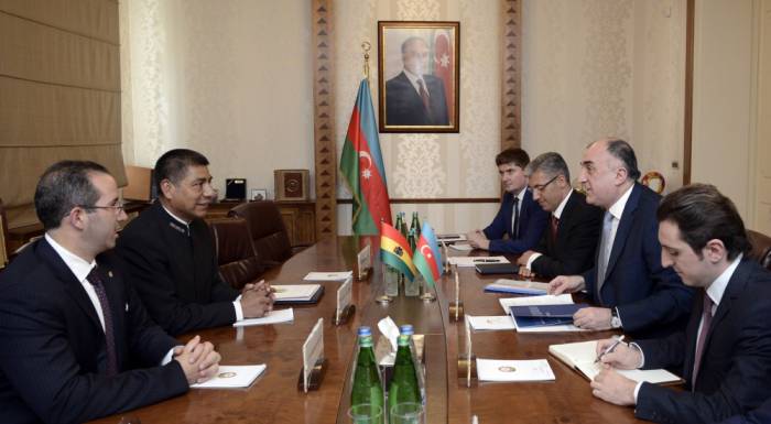 Le ministre azerbaïdjanais des Affaires étrangères a reçu son homologue bolivien