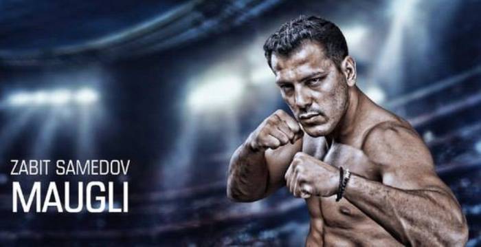 Aserbaidschans Kickboxer Zabit Samedov schlägt Errol Zimmerman aus Holland