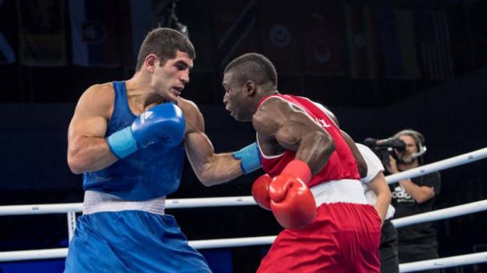 Aserbaidschans Boxer Kamran Schahsuvarli im Halbfinale der WM
