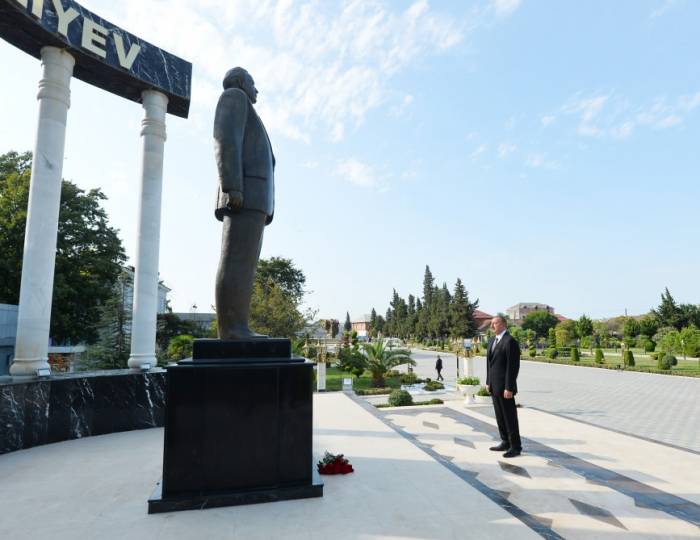 Visite du président Ilham Aliyev à Lankaran
