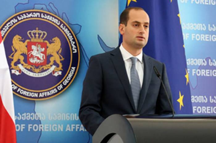 Georgiens Außenminister in Baku eingetroffen