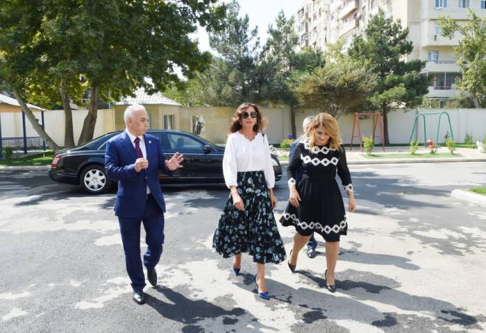 La première vice-présidente Mehriban Aliyeva a visité l’école maternelle №105