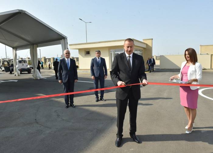 Ilham Aliyev participe à l’ouverture du Parc industriel de Balakhany - PHOTOS