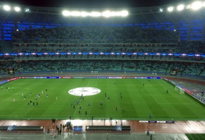 Qarabag FK facing AS Roma in Baku - CL 