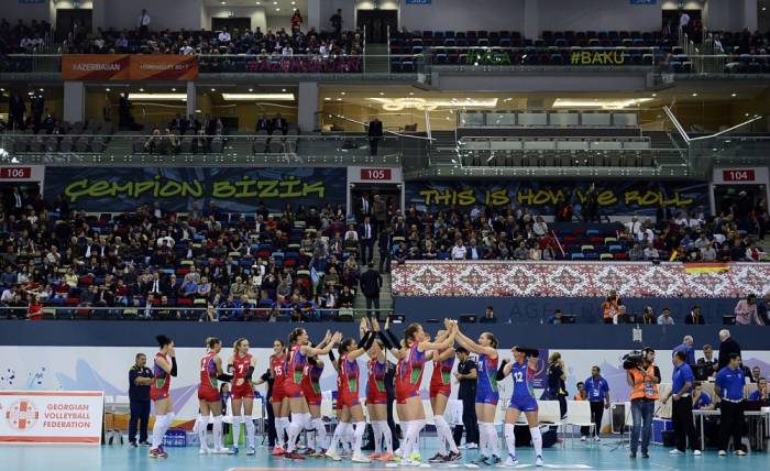 L’équipe d’Azerbaïdjan féminine de volley-ball hissée en demi-finales du Championnat d’Europe