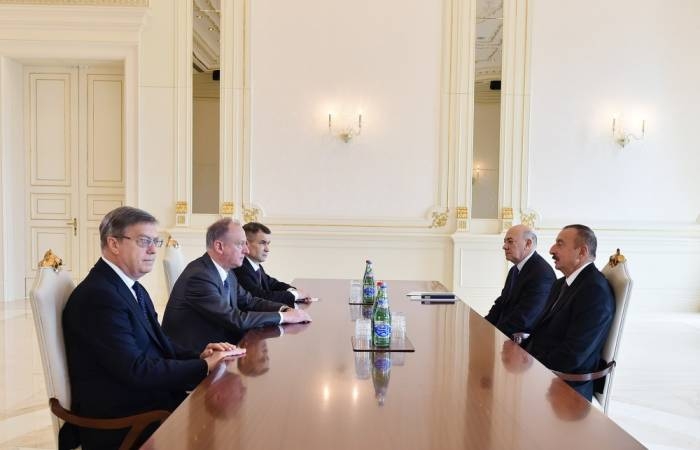 Ilham Aliyev received Nikolai Patrushev 