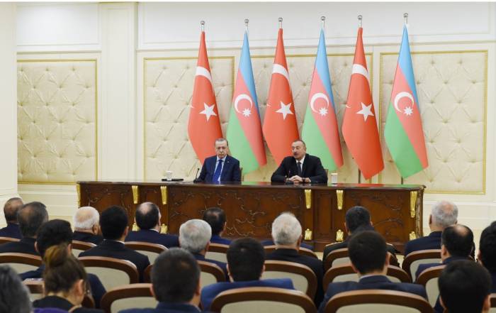Déclaration à la presse des présidents azerbaïdjanais et turc - PHOTOS
