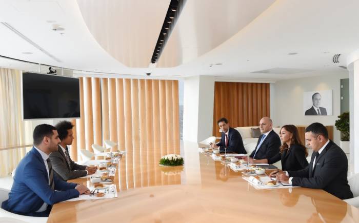 Mehriban Aliyeva a rencontré les membres du groupe d’amitié France-Azerbaïdjan