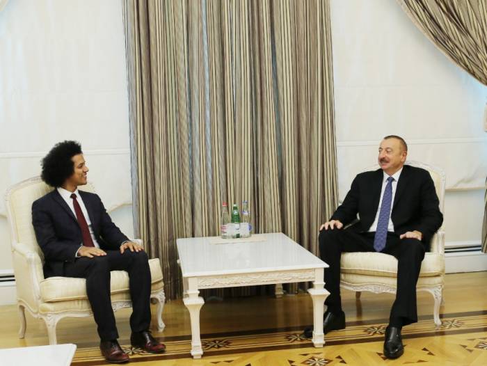 Ilham Aliyev reçoit la délégation française menée par Pierre-Alain Raphan