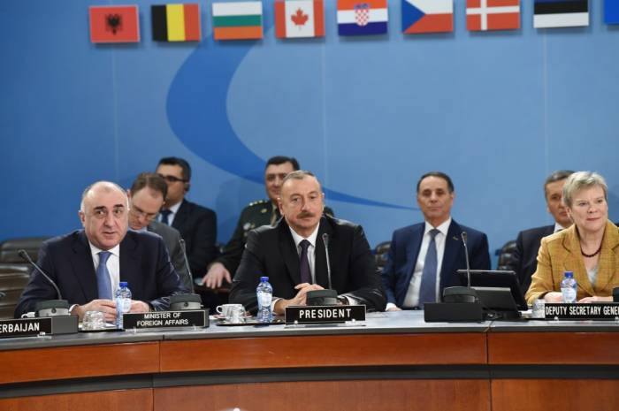 Ilham Aliyev a participé à la réunion du Conseil de l’Atlantique Nord de l’OTAN