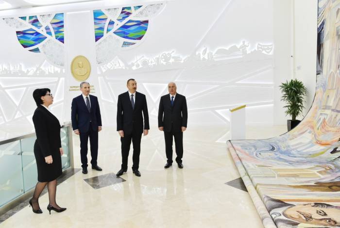 Prezident “Kimyaçı” Mədəniyyət Sarayına baş çəkdi - FOTOLAR