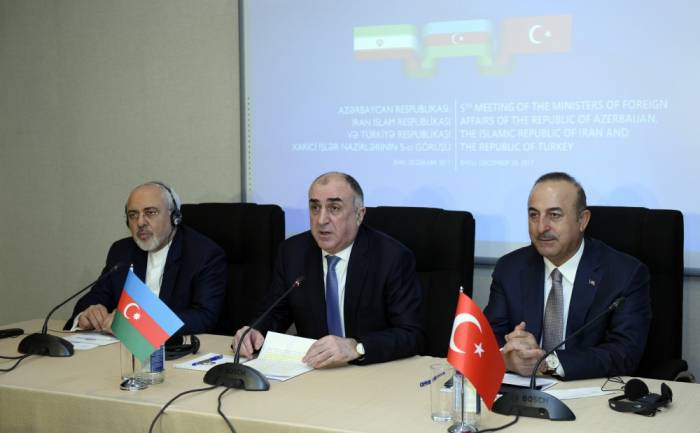 Les ministres des Affaires étrangères d’Azerbaïdjan, d’Iran et de Turquie ont tenu une conférence de presse conjointe