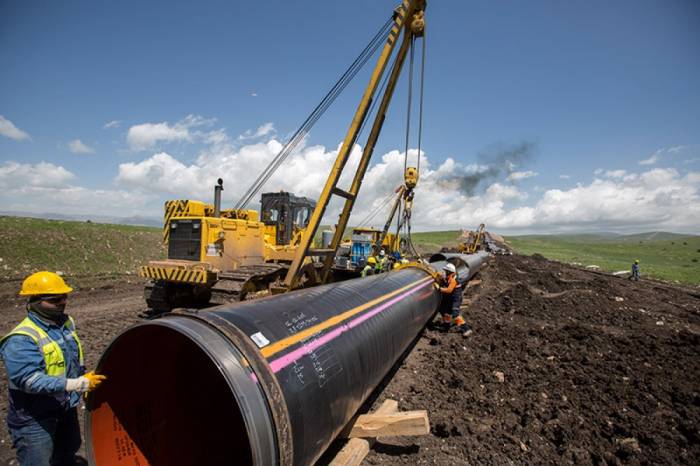96 Prozent der Bauarbeiten der Erdgas-Pipeline Tanap ausgeführt