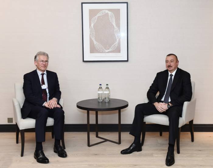 Davos : entretien entre le président Ilham Aliyev et le PDG de Royal Phillips