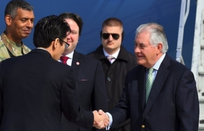Rex Tillerson en visite à Séoul
