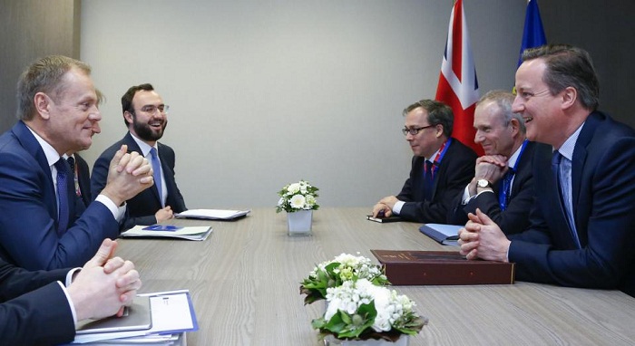 Cameron faces off with 27 EU leaders in `battle for Britain`
