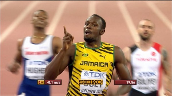 JO: Bolt sous-entend qu`il a peut-être couru son dernier 200 m
