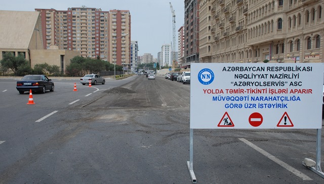 Bakıda bu küçə təmirə bağlanır