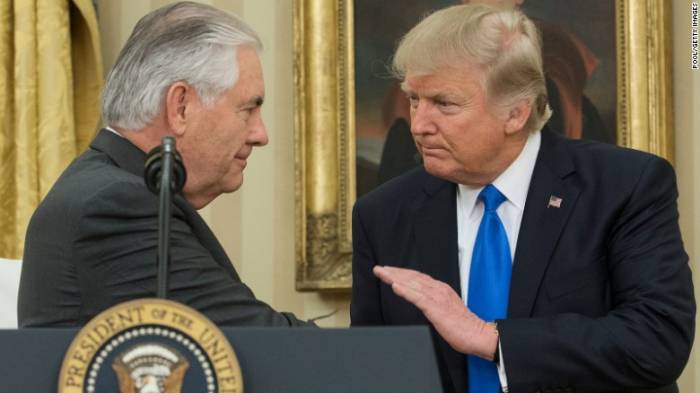 Trump dément le départ de Rex Tillerson