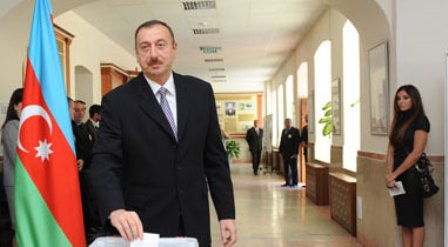 İlham Əliyev və ailəsi səs verdi