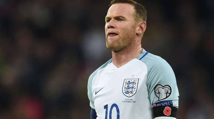 Football: Wayne Rooney a annoncé sa retraite internationale