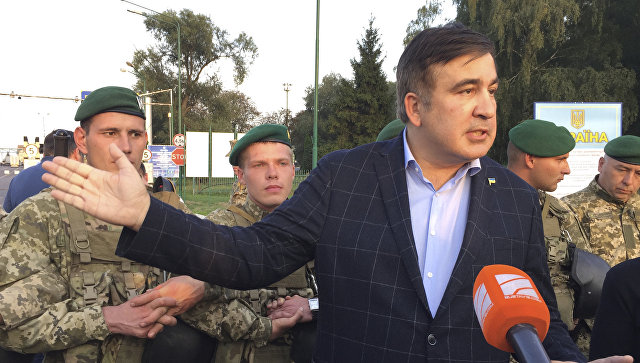 Saakaşvili Ukraynada qaldığı oteldən yoxa çıxıb  - (VİDEO)