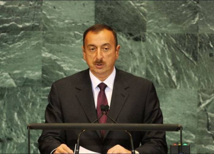 Ilham Aliyev abordó Karabaj en ONU-Video