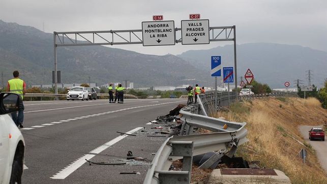Ocho muertos en otros tantos accidentes de tráfico durante el fin de semana