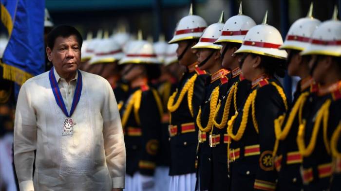 Muere baleado un guardia de seguridad del presidente filipino