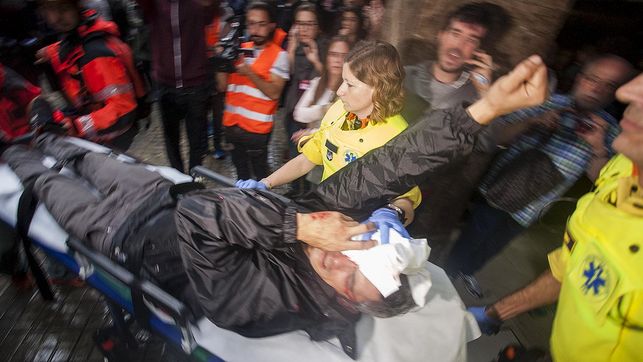 El Gobierno catalán informa de 337 personas "heridas o contusionadas"