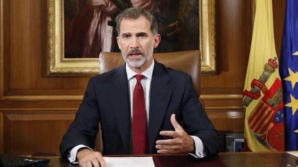 El Rey de España llama a asegurar orden constitucional
