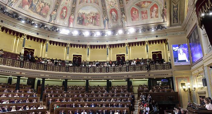 Diputados piden en el Congreso español la "libertad" de líderes independentistas