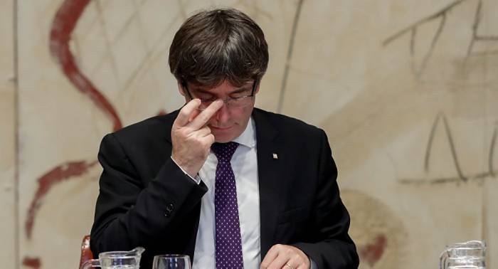 Puigdemont: la independencia de Cataluña sigue en suspenso