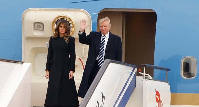 Trump inicia su visita oficial a China