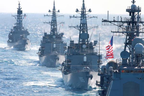 Japón y EEUU inician maniobras navales conjuntas disuasorias ante Pyongyang