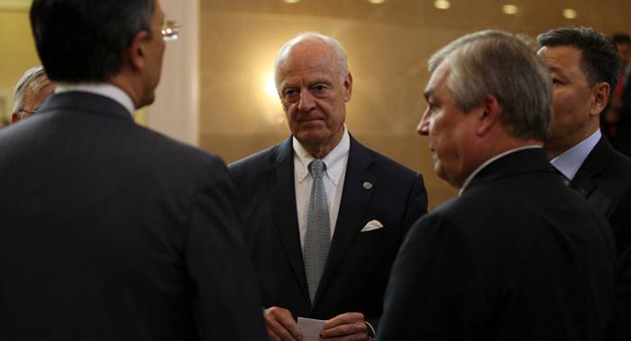 De Mistura se reúne con miembros del Consejo de Seguridad de la ONU