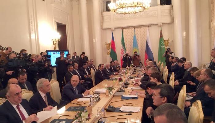 Mammadyarov participa en la reunión ministerial de los estados litorales del Caspio en Moscú