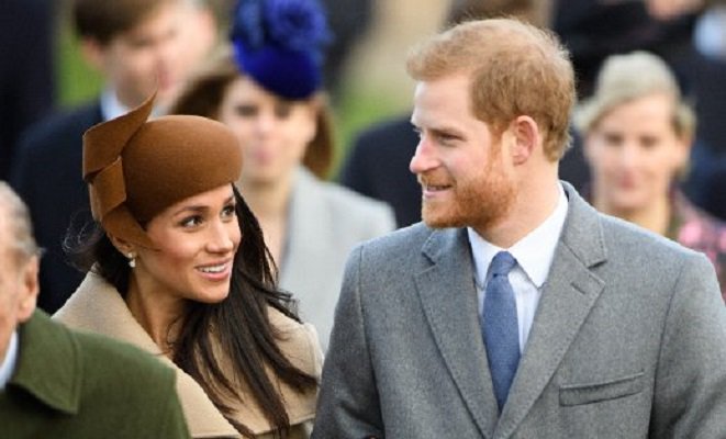 Meghan Markle se une a la familia real británica en su festejo navideño