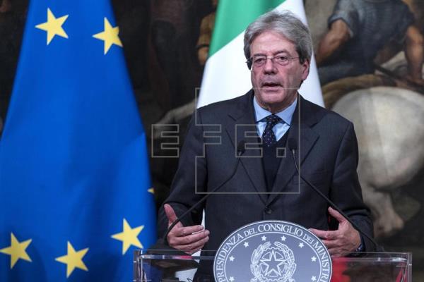 Gentiloni, al término de la legislatura: "Italia se ha puesto en marcha"