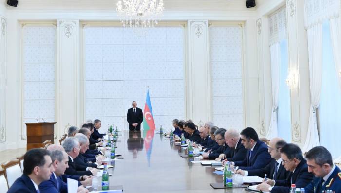 Celebrada la reunión del Gabinete de Ministros bajo la presidencia del Presidente Ilham Aliyev