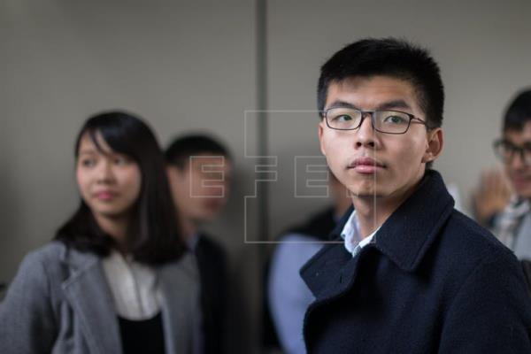 Cárcel para el activista hongkonés Joshua Wong por las protestas democráticas