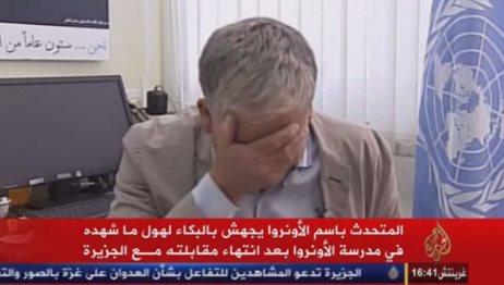 Press-Secretary for UN Near East Agency Bursts Into Tears During Interview