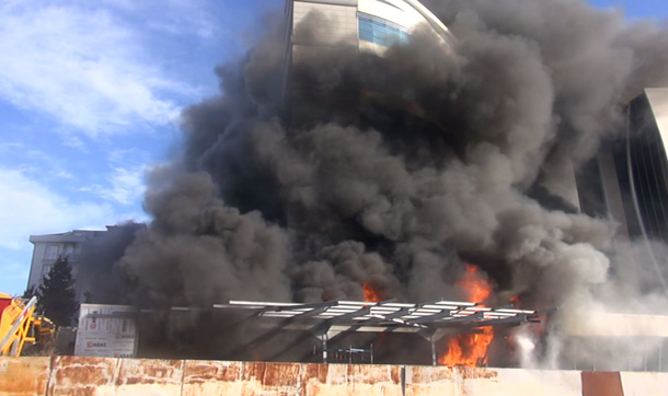 Fire hits a hotel in Istanbul`s Maltepe district - PHOTOS, VIDEO