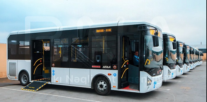 Bakıya yeni avtobuslar gətirilib - FOTO