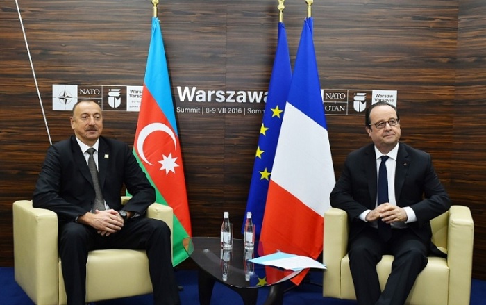 Ilham Aliyev rencontre François Hollande