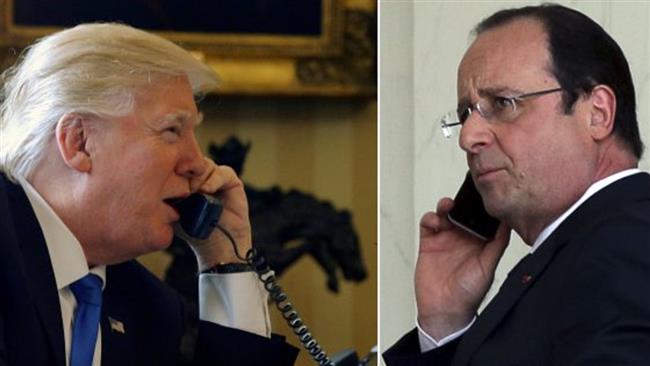 Entretien téléphonique Hollande-Trump