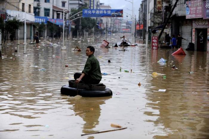 Inondations en Chine : plus de 40 morts et disparus