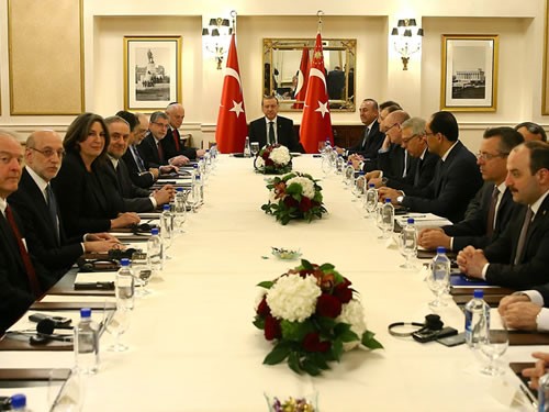 Le président Erdoğan reçoit les représentants des organisations juives aux États-Unis